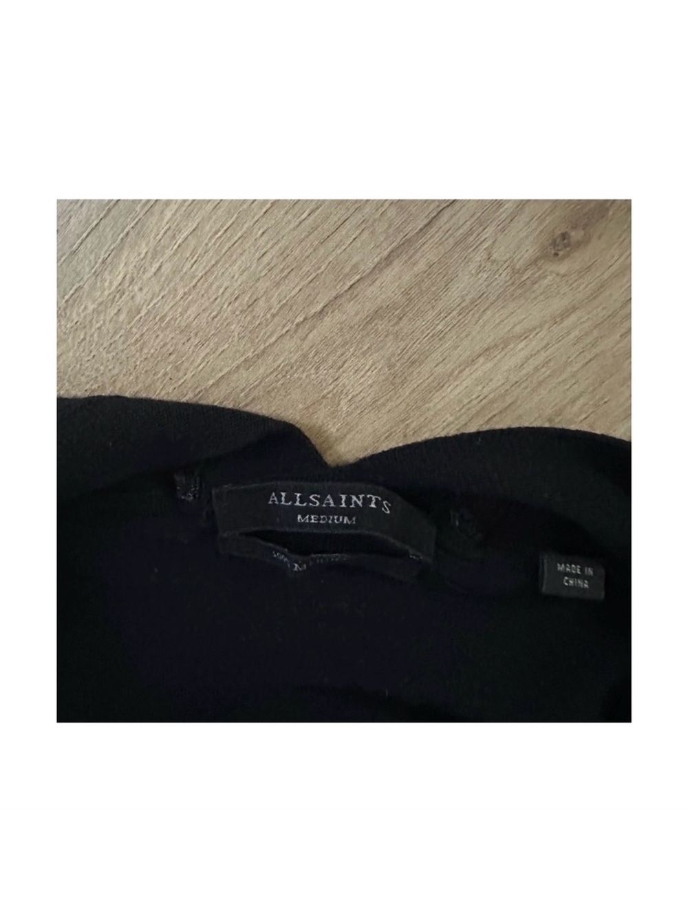 AllSaints Black Button-Front Women’s Cardigan - Picture 7 of 7